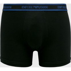Emporio Armani - Bokserki (3-Pack). Czarne bokserki męskie Emporio Armani, bez wzorów, z bawełny. W wyprzedaży za 119.90 zł.