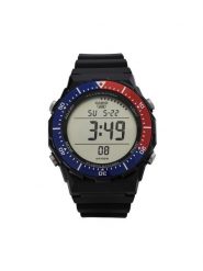 Casio Zegarek Sport AE-1700H-1A2VEF Czarny. Czarne, cyfrowe zegarki męskie Casio, bez wzorów, z syntetyku. Za 249.99 zł.