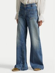 Polo Ralph Lauren Jeansy 211A96155001 Niebieski Regular Fit. Niebieskie jeansy damskie Polo Ralph Lauren, bez wzorów, z bawełny. Za 989.99 zł.
