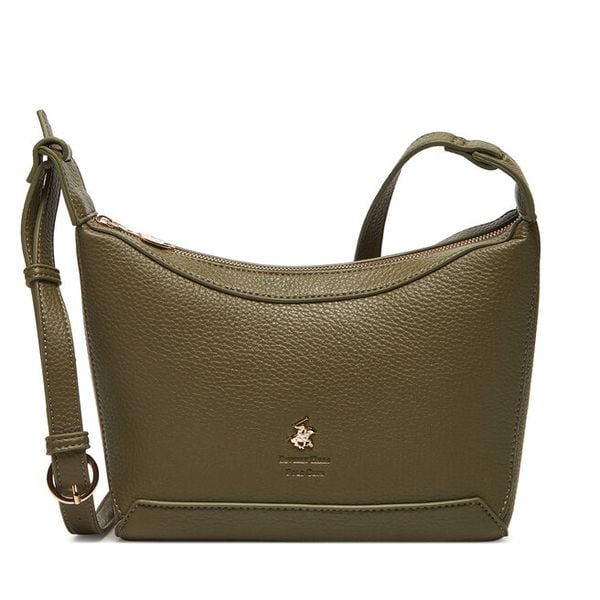 Torebka Beverly Hills Polo Club. Zielone listonoszki damskie Beverly Hills Polo Club, bez wzorów, bez dodatków. Za 199.99 zł.