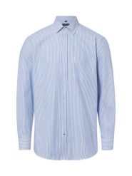 Nils Sundström koszula codzienna Mężczyźni Regular Fit Bawełna (100%) niebieski, M. Niebieskie koszule męskie Nils Sundström, m, bez wzorów, z bawełny, wakacyjne, bez kołnierzyka, bez ramiączek. Za 179.95 zł.