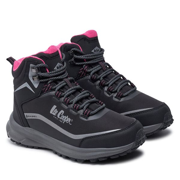 Trapery Lee Cooper. Czarne trapery damskie Lee Cooper, bez zapięcia. Za 159.99 zł.