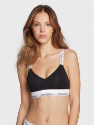 Calvin Klein Underwear Biustonosz bezfiszbinowy 000QF7059E Czarny. Czarne biustonosze Calvin Klein Underwear, bez wzorów, z bawełny. Za 139.99 zł.