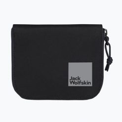 Portfel Jack Wolfskin Konya. Czarne portfele męskie Jack Wolfskin, bez wzorów. Za 119.99 zł.