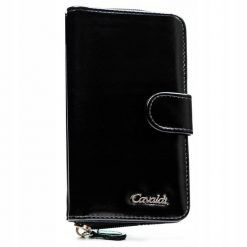 Portfel damski 4U Cavaldi N118-APU-BL czarny. Czarne portfele damskie 4U Cavaldi, ze skóry ekologicznej. Za 31.99 zł.