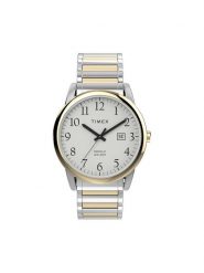 Timex Zegarek Easy Reather Classic TW2W52100 Biały. Białe, analogowe zegarki męskie Timex, bez wzorów. Za 359.99 zł.