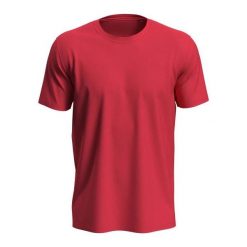 Koszulka Unisex Dla Dorosłych Lux. Czerwone bluzki damskie Stedman, s, bez wzorów, sportowe, bez kołnierzyka, bez ramiączek. Za 49.99 zł.