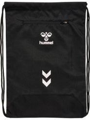 Plecak worek sportowy Hummel hmlCORE 2.0 GYM BAG BLACK 226317. Czarne plecaki męskie Hummel, bez wzorów, z materiału, sportowe. Za 49.99 zł.