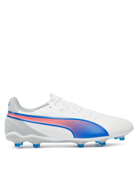 Puma Buty do piłki nożnej King Match Fg/Ag 107863 Biały. Białe buty sportowe męskie Puma, bez wzorów, ze skóry, bez zapięcia. Za 243.99 zł.
