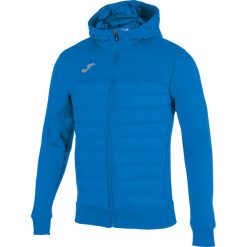 Kurtka sportowa męska Berna z kapturem. Niebieskie kurtki sportowe męskie Joma, m, bez wzorów, z kapturem. Za 119.99 zł.