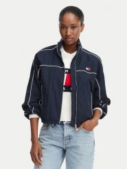 Tommy Jeans Kurtka przejściowa DW0DW22055 Granatowy Regular Fit. Niebieskie kurtki damskie Tommy Jeans, xl, bez wzorów, z jeansu, bez kaptura. Za 569.99 zł.