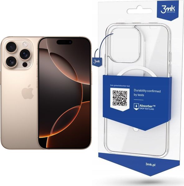 Smartfon Apple iPhone 16 Pro 256GB Desert Titanium (MYNK3) + Etui MagCase. Smartfony Apple. Za 6,263.00 zł.