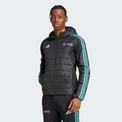 Kurtka Mercedes - AMG Petronas Formula One Team DNA Puffer. Białe kurtki męskie Adidas, xl, bez wzorów, z materiału, bez kaptura. Za 439.00 zł.
