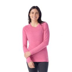 Longsleeve termoaktywny damski Smartwool Merino 250 Baselayer Crew Boxed. Czerwone bielizna sportowa damska Smartwool, s, bez wzorów, z wełny. Za 429.99 zł.