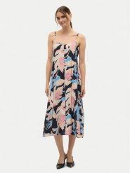 Vero Moda Sukienka letnia Josie 10303398 Czarny Regular Fit. Czarne sukienki damskie Vero Moda, na lato, xl, bez wzorów, z wiskozy, bez kołnierzyka, bez ramiączek. Za 99.99 zł.