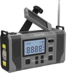Radio Kruger&Matz Radio solarne, przenośne radio awaryjne SOS, powerbank 10000mAh, latarka, dynamo, Kruger&Matz. Radia Kruger&Matz. Za 240.86 zł.