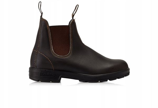 Blundstone Elastic Sided Boot 500-BROWN Brązowe 40. Brązowe obuwie sportowe damskie Blundstone, bez wzorów, bez zapięcia. Za 695.91 zł.