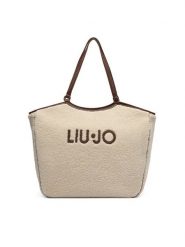 Liu Jo Torebka AF6117 E1163 Beżowy. Brązowe shopperki damskie Liu Jo, bez wzorów, z materiału, bez dodatków. Za 559.99 zł.