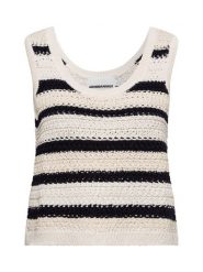 ARMEDANGELS Sweter - Claaire Kobiety Bawełna biały|niebieski, S. Białe swetry nierozpinane damskie ARMEDANGELS, s, bez wzorów, z bawełny, bez kołnierzyka, bez ramiączek. Za 279.95 zł.