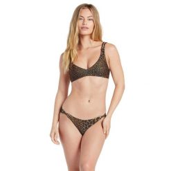 Góra od bikini Volcom Gone Wild Vneck. Brązowe stroje kąpielowe damskie Volcom, xl, bez wzorów. Za 82.00 zł.
