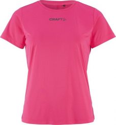 Craft Damska koszulka z krótkim rękawem Craft CORE ESSENCE SS TEE 2 W fame rozmiar S. Bluzki damskie Craft, s, bez wzorów, bez kołnierzyka, bez ramiączek. Za 110.68 zł.