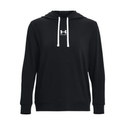 Bluza fitness damska Under Armour Rival Terry Hoodie. Niebieskie bluzy damskie Under Armour, s, bez wzorów, sportowe, bez ramiączek, bez kaptura. Za 139.99 zł.