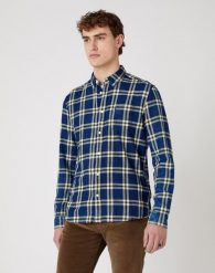 WRANGLER LS 1PKT BUTTON DOWN MĘSKA KOSZULA GOLDEN ROD W5A33TX1K 112130010. Koszule męskie Wrangler, m, bez wzorów, bez kołnierzyka, bez ramiączek. Za 129.99 zł.