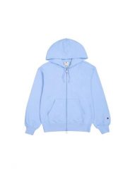 Bluza damska Champion Full Zip Hoodie Sweatshirt 117787. Fioletowe bluzy damskie Champion, xl, bez wzorów, z bawełny, klasyczne, bez ramiączek, bez kaptura. Za 216.99 zł.