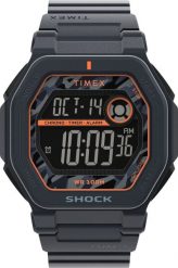 Zegarek Timex Zegarek męski TW2V93800 szary. Szare zegarki męskie Timex, bez wzorów. Za 539.00 zł.