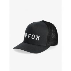 Czapka z daszkiem Fox Absolute Flexfit Hat. Czarne czapki damskie FOX, bez wzorów, sportowe. Za 139.99 zł.
