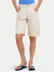 ONLY Bermudy Mate 15374734 Kremowy Loose Fit. Białe szorty damskie ONLY, bez wzorów, z bawełny. Za 189.99 zł.