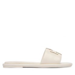 Klapki Tory Burch. Białe klapki damskie Tory Burch, bez wzorów, sportowe, bez obcasa, bez zapięcia. Za 1,149.00 zł.