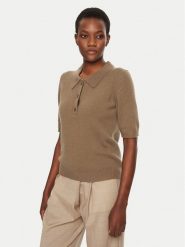 Herskind Sweter Alberto 5417974 Brązowy Regular Fit. Brązowe swetry nierozpinane damskie Herskind, l, bez wzorów, z wełny, bez kołnierzyka, bez ramiączek. Za 1,049.00 zł.