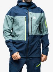 Kurtka skiturowa męska Ortovox 3L Guardian Shell Jacket. Zielone kurtki męskie ORTOVOX, l, bez wzorów, z materiału, bez kaptura. Za 2,496.99 zł.