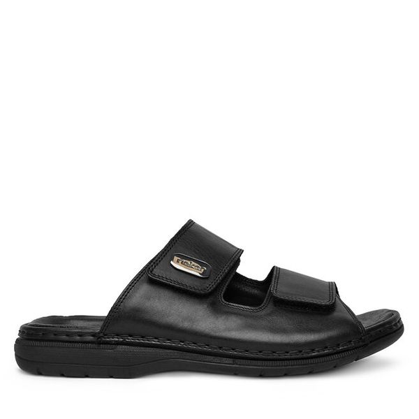 Klapki Rieker. Czarne klapki męskie Rieker, bez wzorów, bez zapięcia. Za 319.99 zł.