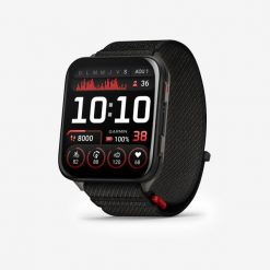 Zegarek smartwatch Garmin Venu X1. Czerwone, cyfrowe zegarki męskie Garmin, bez wzorów, z materiału, szklane. Za 3,099.00 zł.