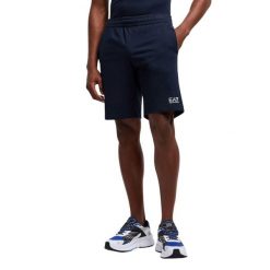 Bermuda Core Identity Rozmiar S Niebieski - 8NPS65PJVRZ-1562. Niebieskie szorty męskie EA7, bez wzorów, z bawełny, sportowe. W wyprzedaży za 293.35 zł.