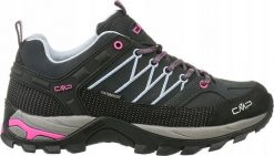 Buty trekkingowe damskie CMP CMP Rigel Low WP 3Q13246-66UM Czarne 36. Czarne obuwie trekkingowe damskie CMP, bez zapięcia. Za 378.99 zł.