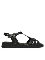 Pikolinos Sandały Roquetas W9B-0789 Czarny. Czarne sandały damskie Pikolinos, bez wzorów, ze skóry, bez obcasa, na płaskiej podeszwie, bez zapięcia. Za 559.99 zł.