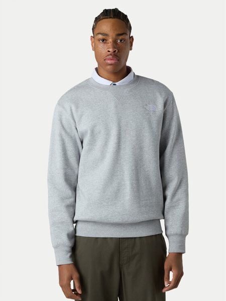 The North Face Bluza Essential NF0A89ET Szary Regular Fit. Szare bluzy męskie The North Face, m, bez wzorów, z syntetyku, bez ramiączek, bez kaptura. Za 189.99 zł.