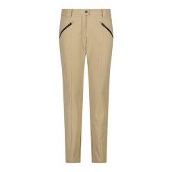 Spodnie turystyczne damskie CMP. Brązowe spodnie sportowe damskie CMP, bez wzorów, sportowe, trekkingowe. Za 329.99 zł.