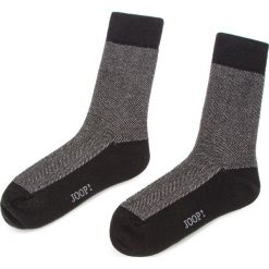 Skarpety Wysokie Męskie JOOP! - Herringbone Sock 900.076 Black 2000. Czarne skarpetki damskie JOOP!, bez wzorów, z bawełny. Za 59.00 zł.