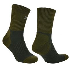 Skarpety trekkingowe anti-kleszcz Coolmax - Bezszwowe - Ibex Anti-Tick. Zielone skarpetki damskie NORFOLK, bez wzorów, z elastanu. Za 84.99 zł.