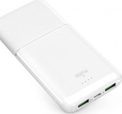 Powerbank Puro DAILY 10 PLUS 10000mAh 2x USBA / 1x USB-C 22.5W - biały. Białe powerbanki PURO. Za 65.09 zł.