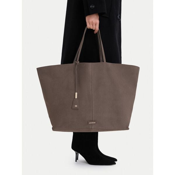 Torebka GINO ROSSI. Brązowe shopperki damskie Gino Rossi, bez wzorów, bez dodatków. Za 499.99 zł.