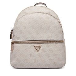Plecak Guess. Brązowe plecaki damskie Guess, z aplikacjami. Za 749.99 zł.