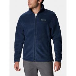 Polarowy sweter męski Columbia Sns Mountain Full Zip 2.0. Niebieskie swetry męskie Columbia, m, bez wzorów, z polaru, sportowe, bez kołnierzyka, bez ramiączek. Za 164.99 zł.