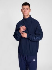 Kurtka z dresu Hummel Travel. Niebieskie kurtki męskie Hummel, xl, bez wzorów, z dresówki, sportowe, bez kaptura. Za 175.00 zł.