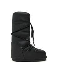 Moon Boot Śniegowce Mb Icon Rubber 80D1402760 Czarny. Czarne śniegowce damskie Moon Boot, ze skóry, bez zapięcia. Za 1,089.00 zł.