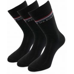 Czarne Skarpetki U.S. Polo Assn. - 3-Pak z Bawełny. Czarne skarpety męskie U.S. Polo Assn., bez wzorów, z bawełny. Za 136.99 zł.